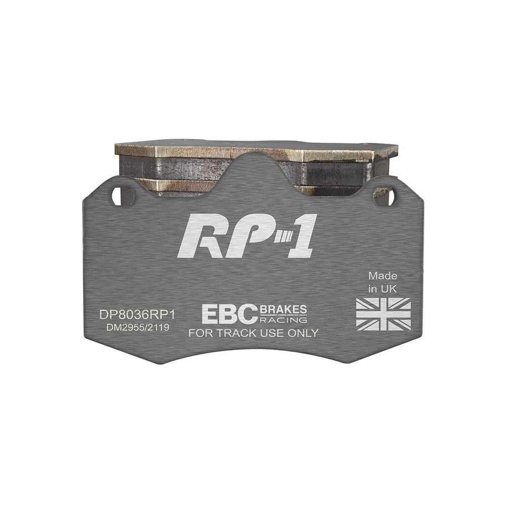 EBC RP-1 Brake Pads 128mm x 81mm DP8036RP1 - Front