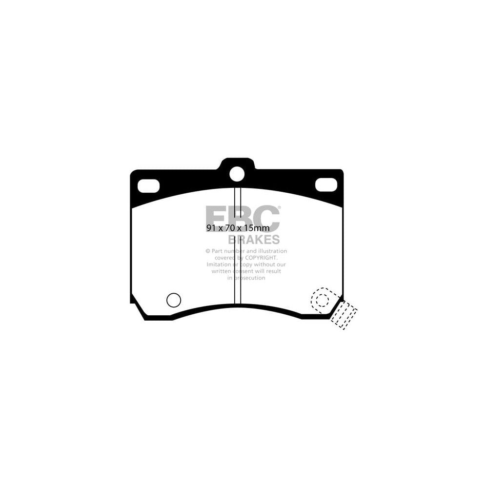 EBC Ultimax Brake Pads 91mm x 70mm DP824 - Front