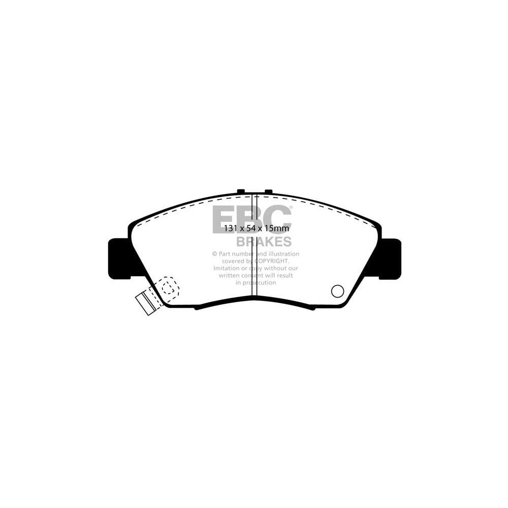 EBC Ultimax Brake Pads 131mm x 54mm DP890 - Front