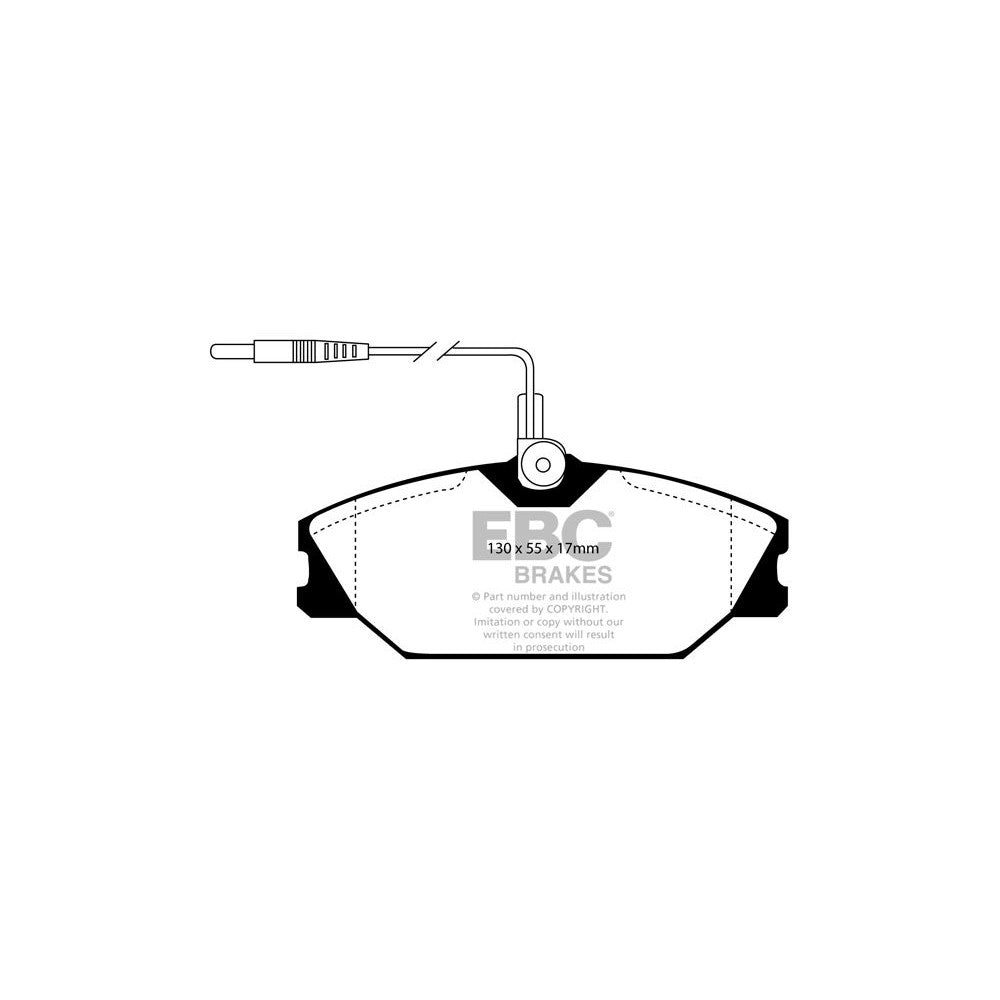 EBC Ultimax Brake Pads 130mm x 55mm DP949 - Front