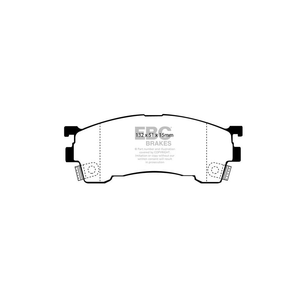 EBC Ultimax Brake Pads 132mm x 51mm DP971 - Front