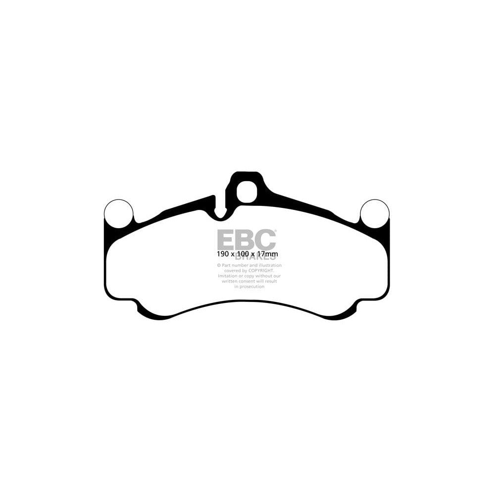 EBC Redstuff Brake Pads 190mm x 100mm DP32094C - Front