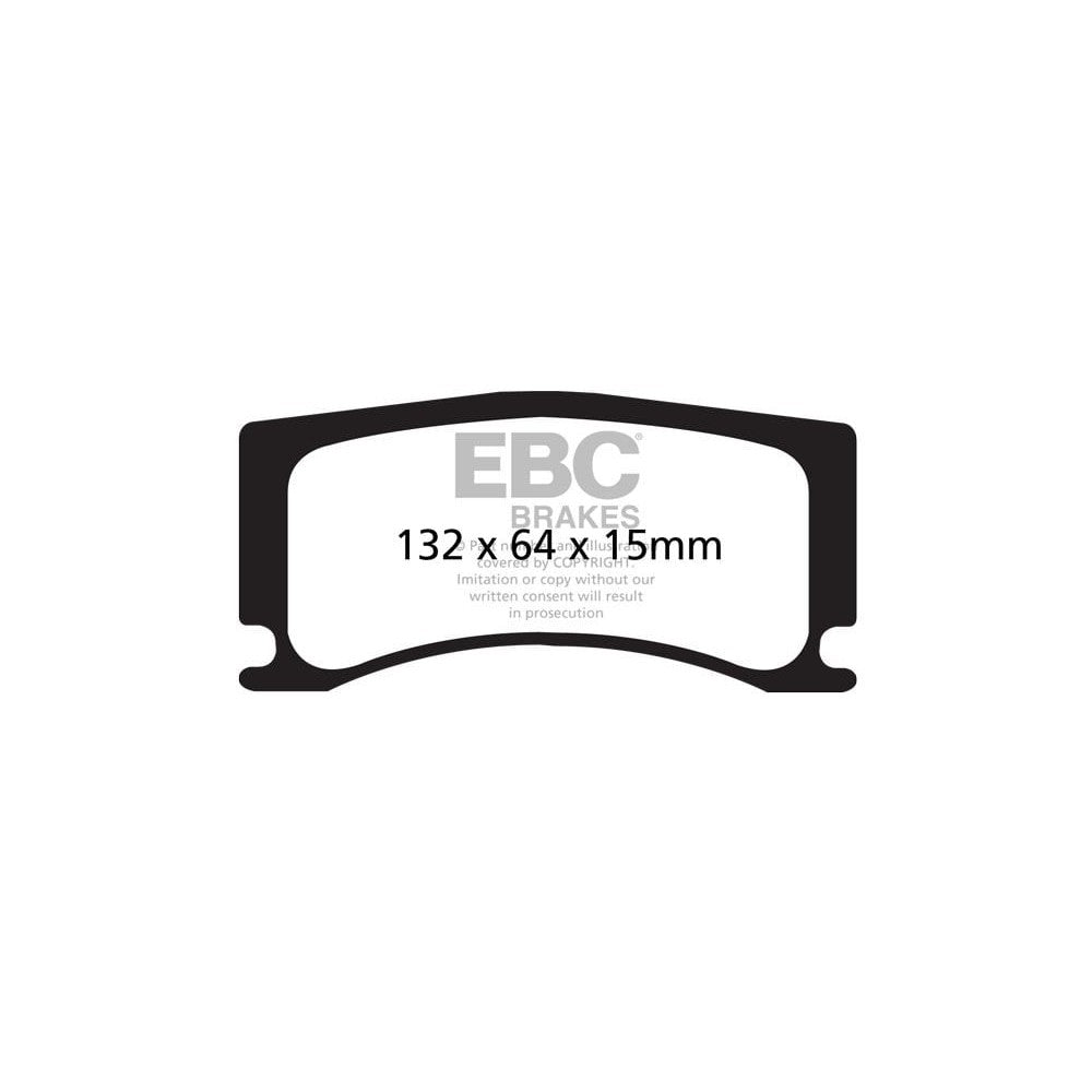 EBC Yellowstuff Brake Pads 132mm x 64mm DP42112R - Rear