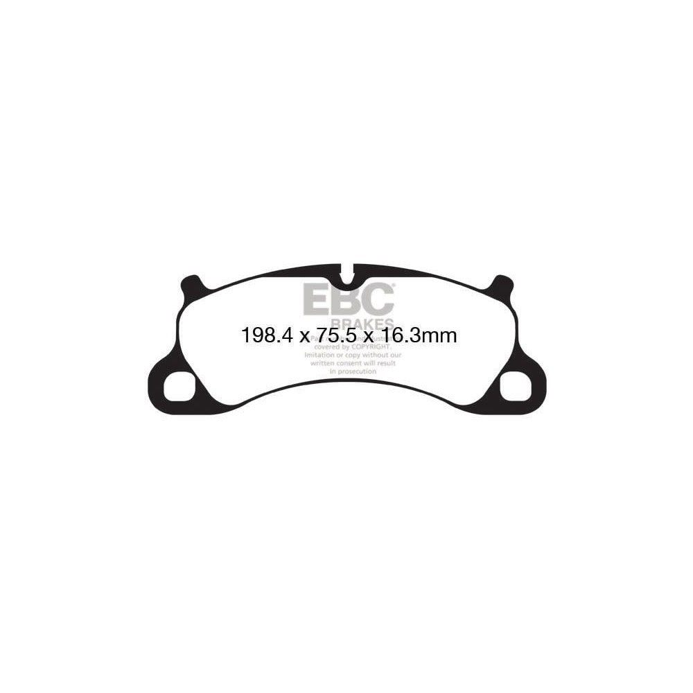 EBC Bluestuff NDX Brake Pads 198mm x 75mm DP52144NDX - Front