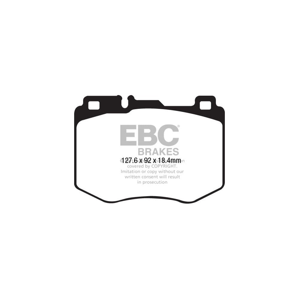 EBC Redstuff Brake Pads 127.6mm x 92mm DP32210C - Front