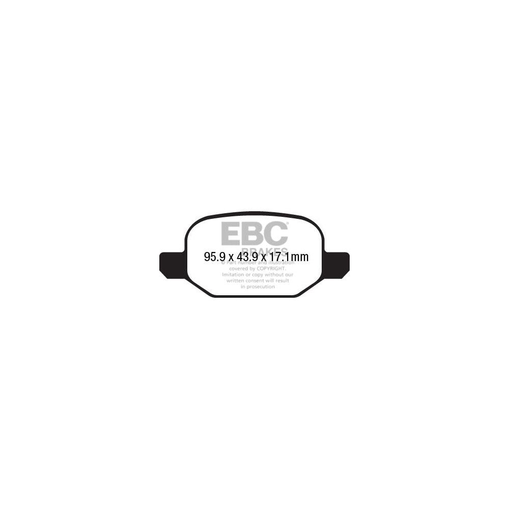 EBC Ultimax Brake Pads 95.9mm x 43.9mm DPX2213 - Rear