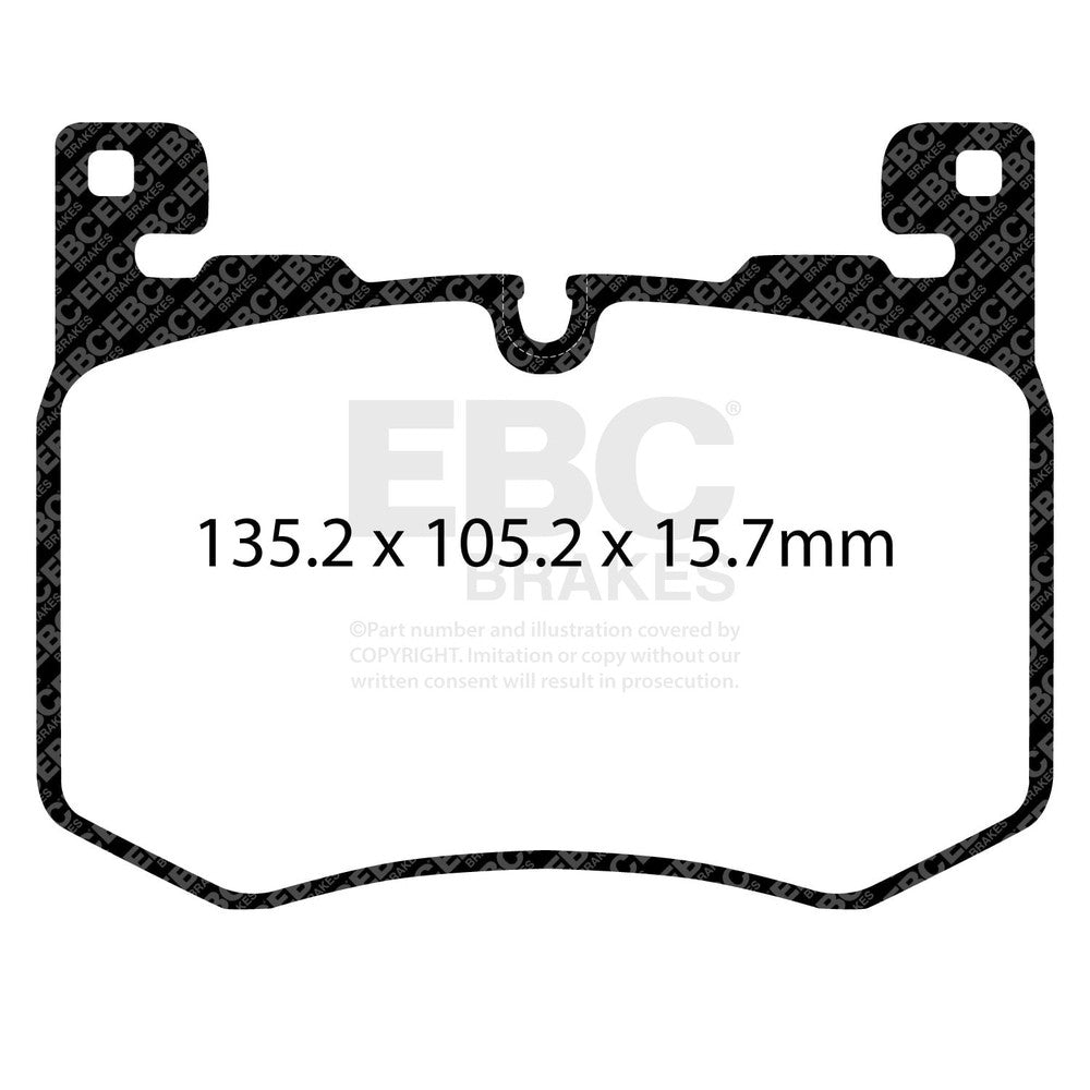 EBC Bluestuff NDX Brake Pads - DP52412NDX - Front