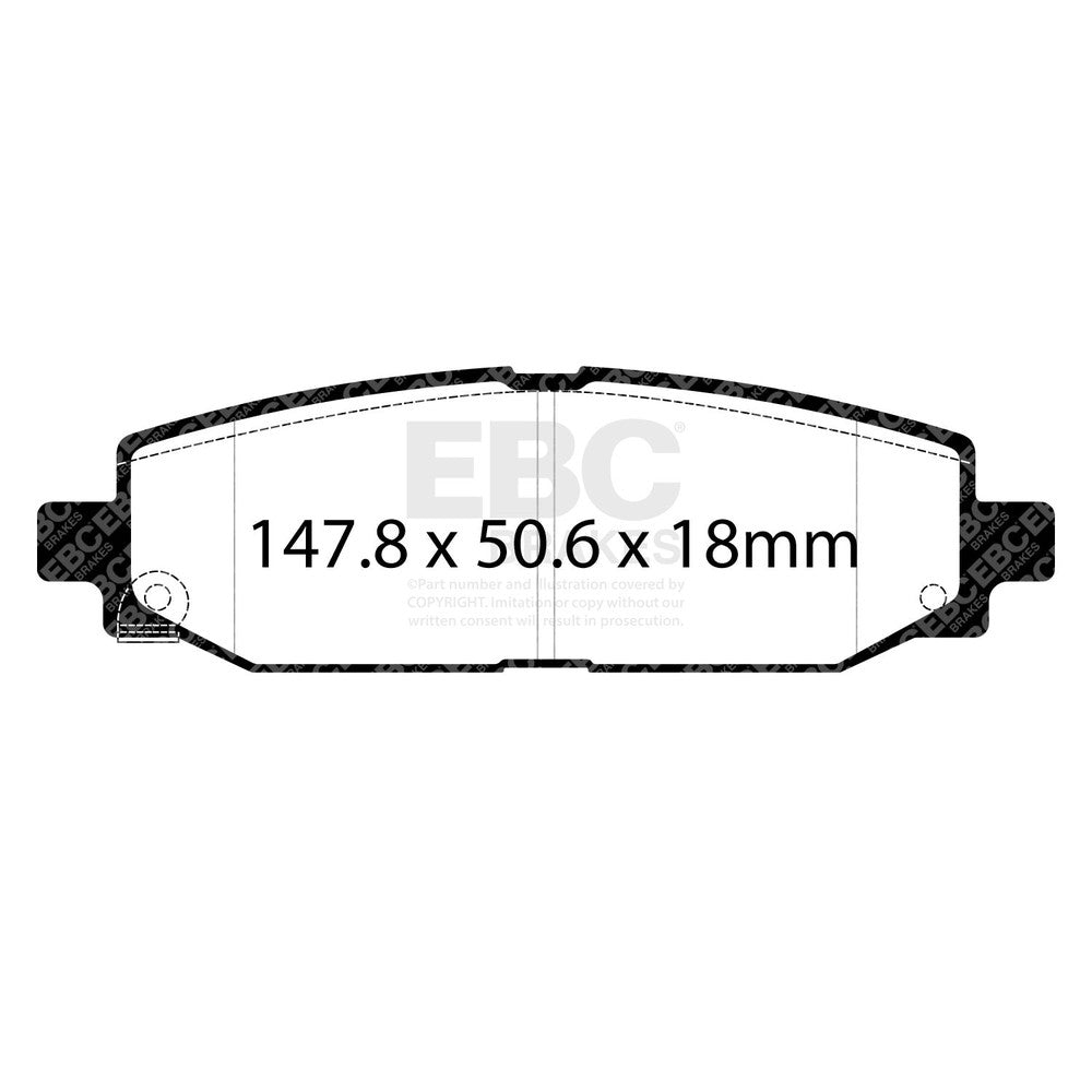 EBC Ultimax Brake Pads - DPX3102 - Rear