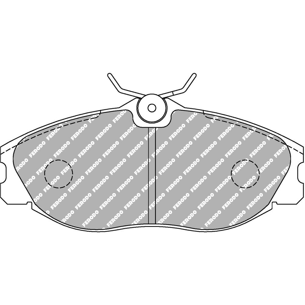 Ferodo DS2500 Brake Pads 130mm x 57mm FCP1063H - Front