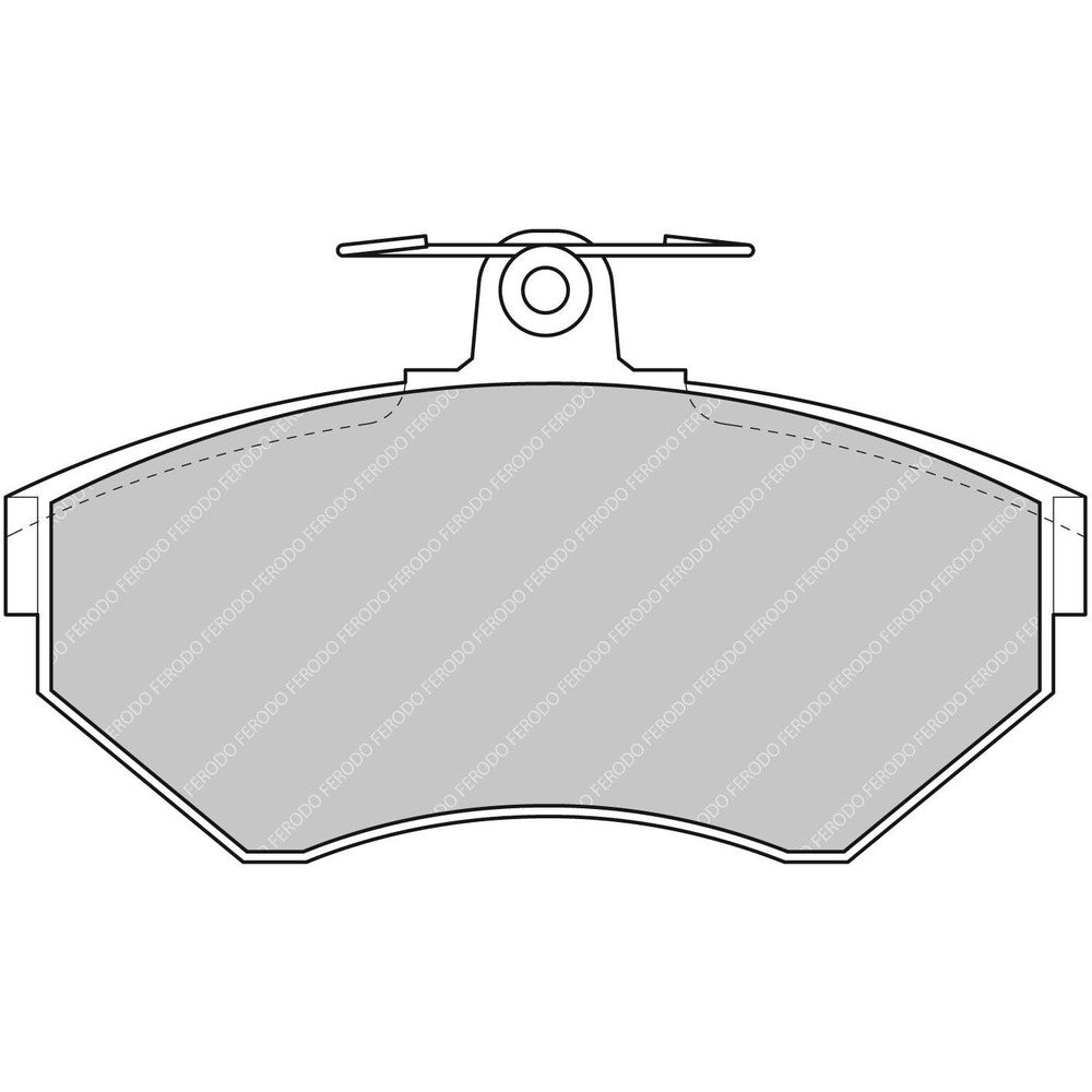 Ferodo DS2500 Brake Pads 119mm x 69mm FCP1312H