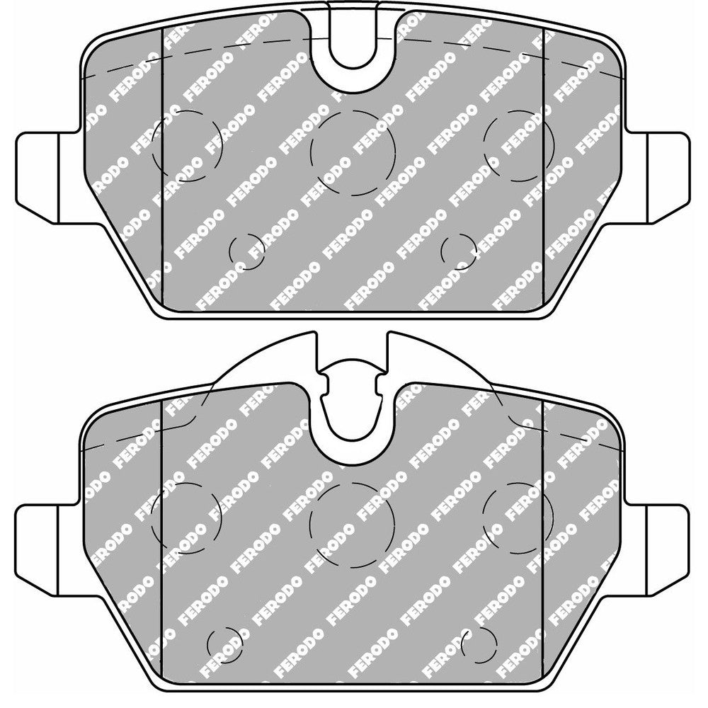 Ferodo DS2500 Brake Pads 95.5mm x 45mm FCP1806H - Rear
