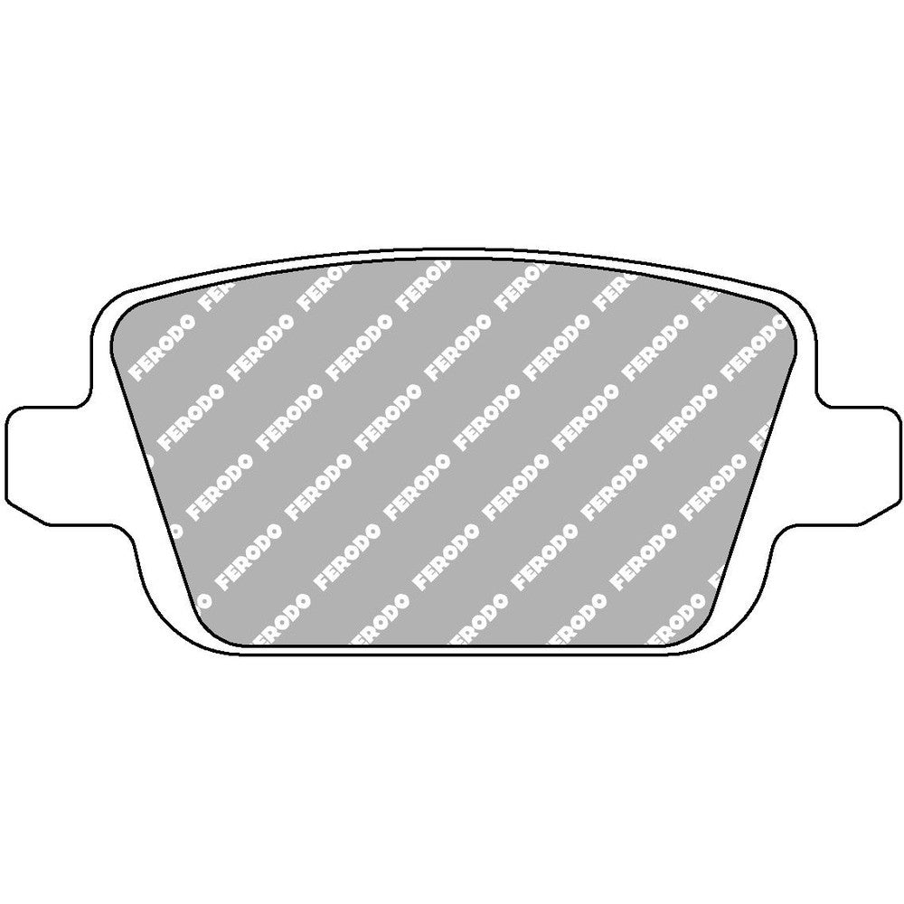 Ferodo DS2500 Brake Pads 95.3mm x 43.2mm FCP1917H - Rear