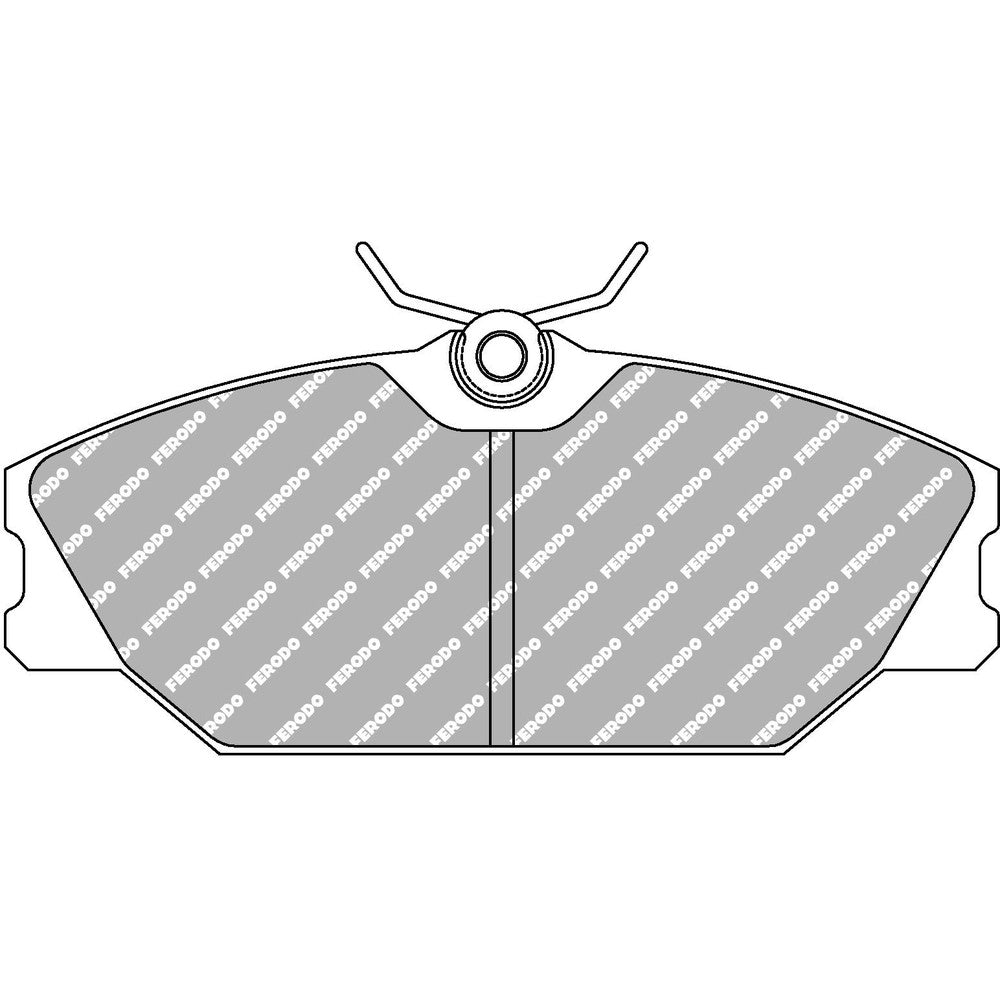 Ferodo DS2500 Brake Pads 129.9mm x 55mm FCP406H - Front