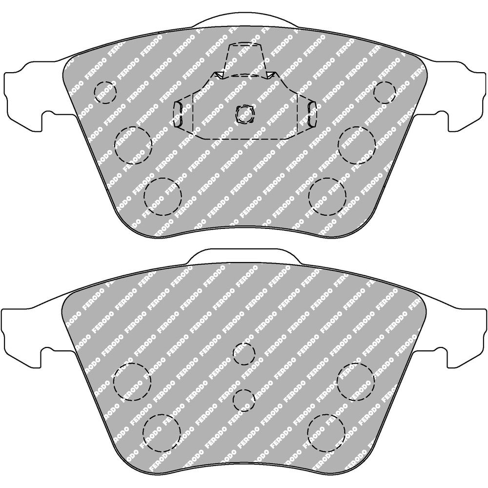 Ferodo DS2500 Brake Pads 155.3mm x 73mm FCP4223H - Front