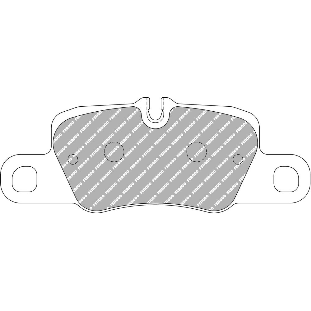 Ferodo DS1.11 Brake Pads 187.7mm x 70.6mm FCP4713W - Rear