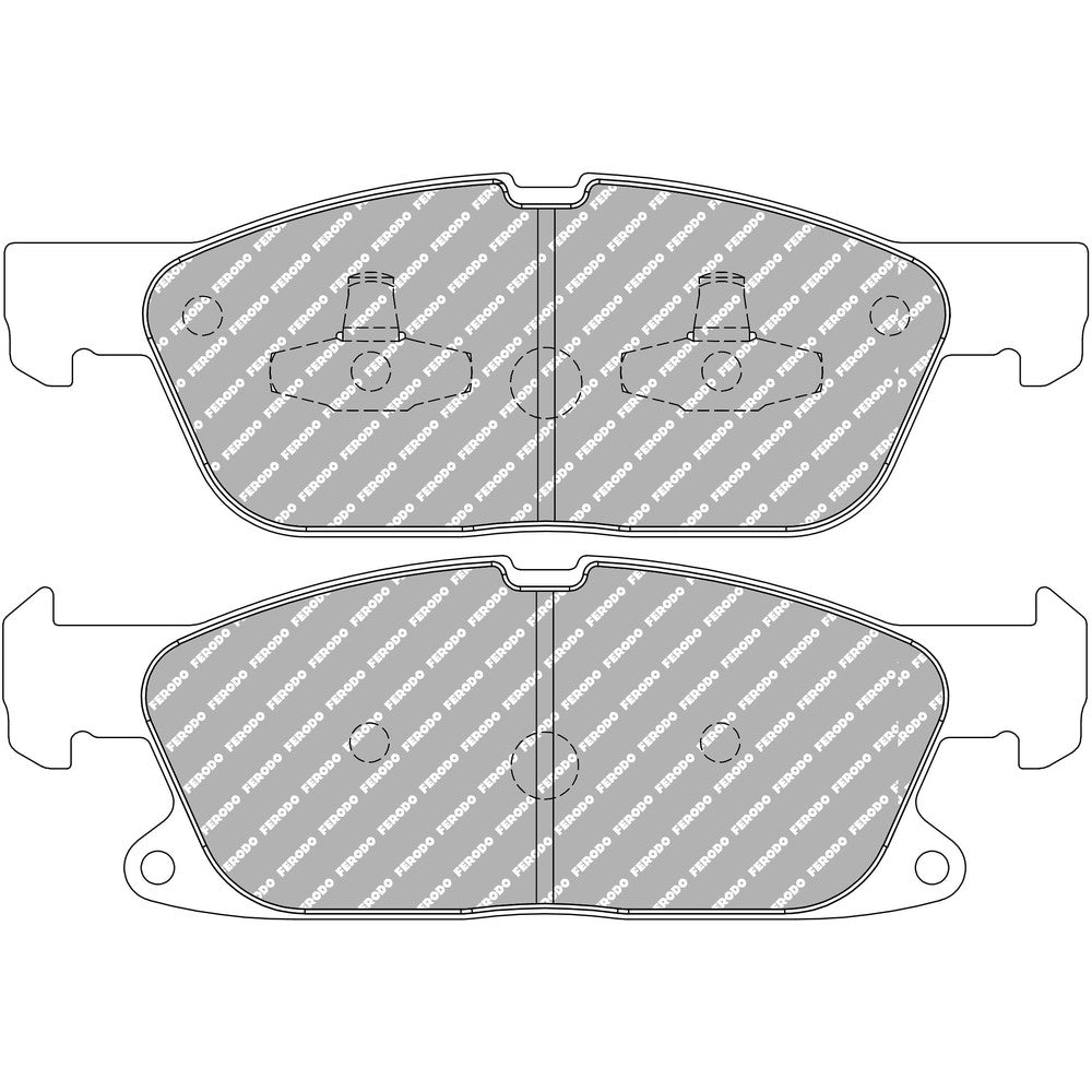Ferodo DS2500 Brake Pads 131.3mm x 65mm FCP4930H - Front