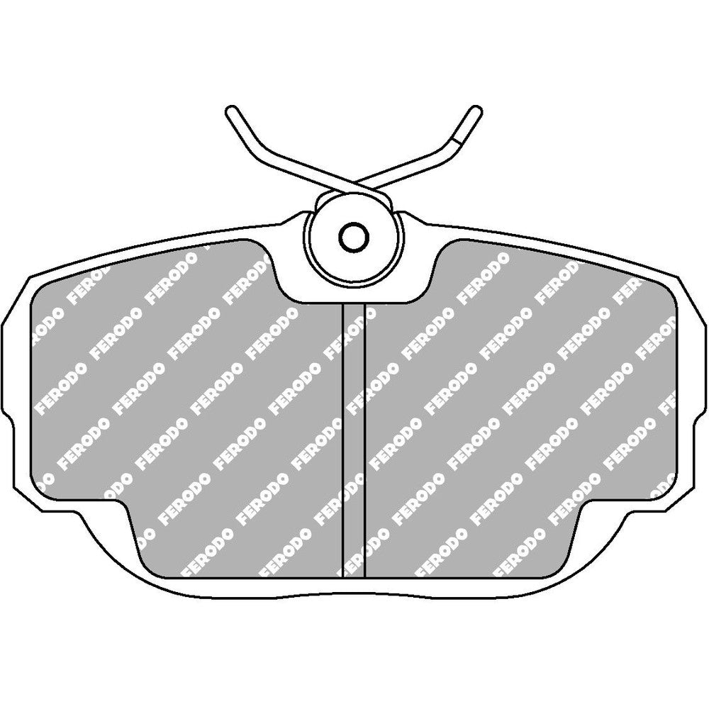 Ferodo DS3000 Brake Pads 94.8mm x 55mm FCP660R - Front
