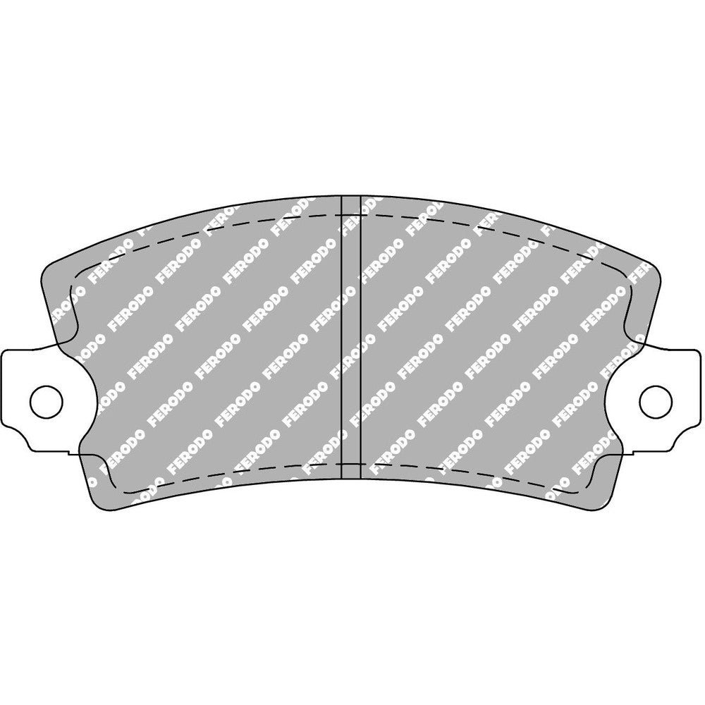 Ferodo DS3000 Brake Pads 108.9mm x 49mm FCP72R