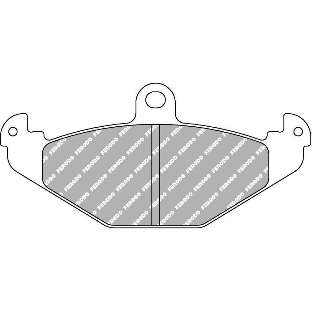 Ferodo DS3.12 Brake Pads 126mm x 59mm FCP878G - Rear