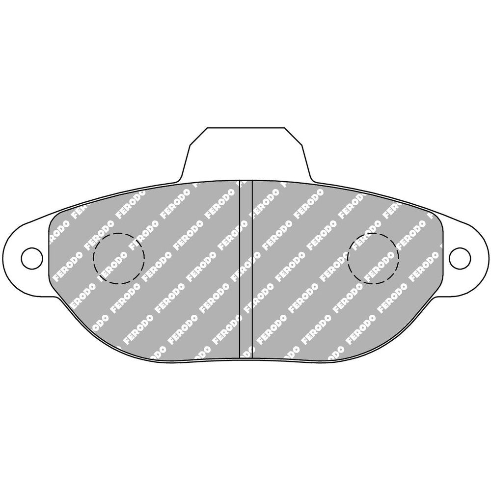 Ferodo DS3000 Brake Pads 115.1mm x 55mm FCP925R - Front