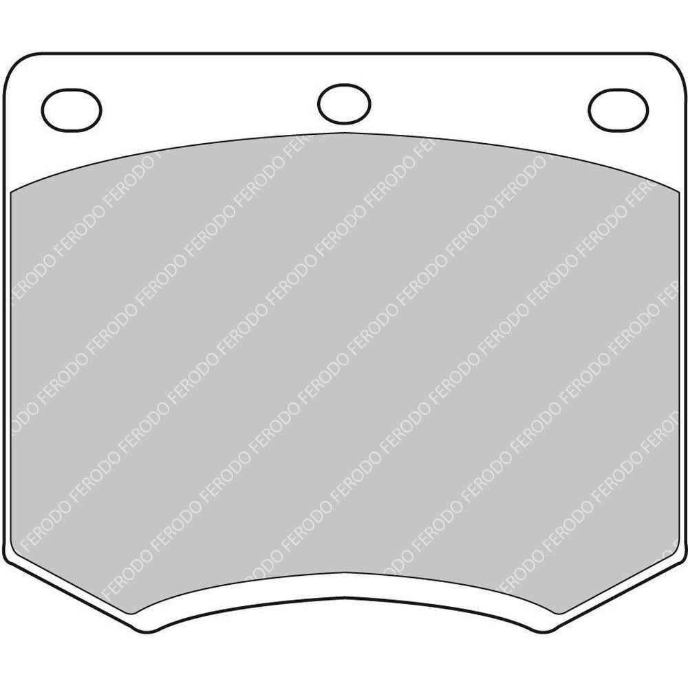 Ferodo DS Performance Brake Pads 78.1mm x 67mm FDS167 - Front