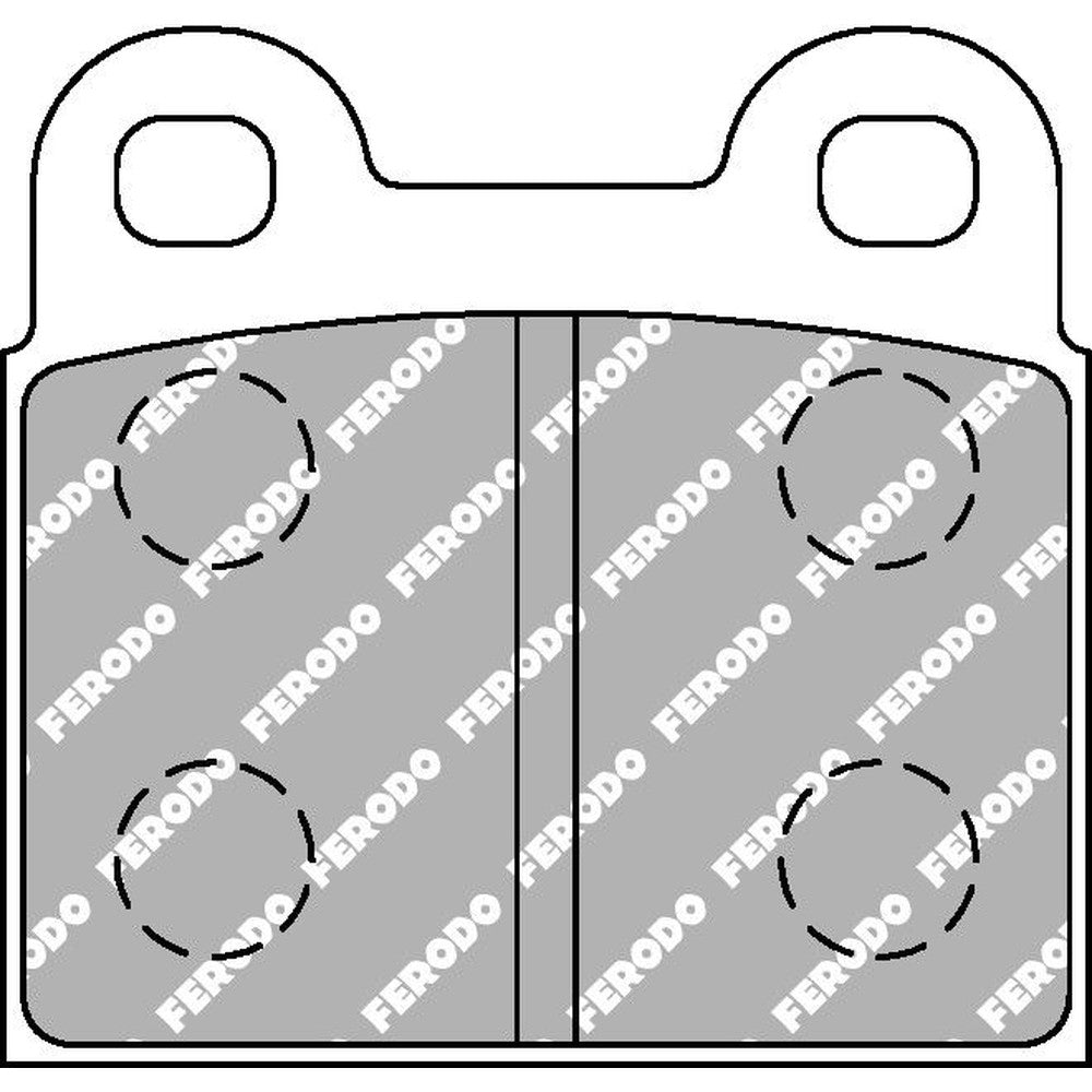 Ferodo DS Performance Brake Pads 55.7mm x 53.5mm FDS3