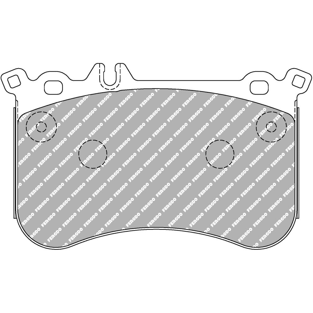 Ferodo DS Performance Brake Pads 154.6mm x 92.6mm FDS4806 - Front