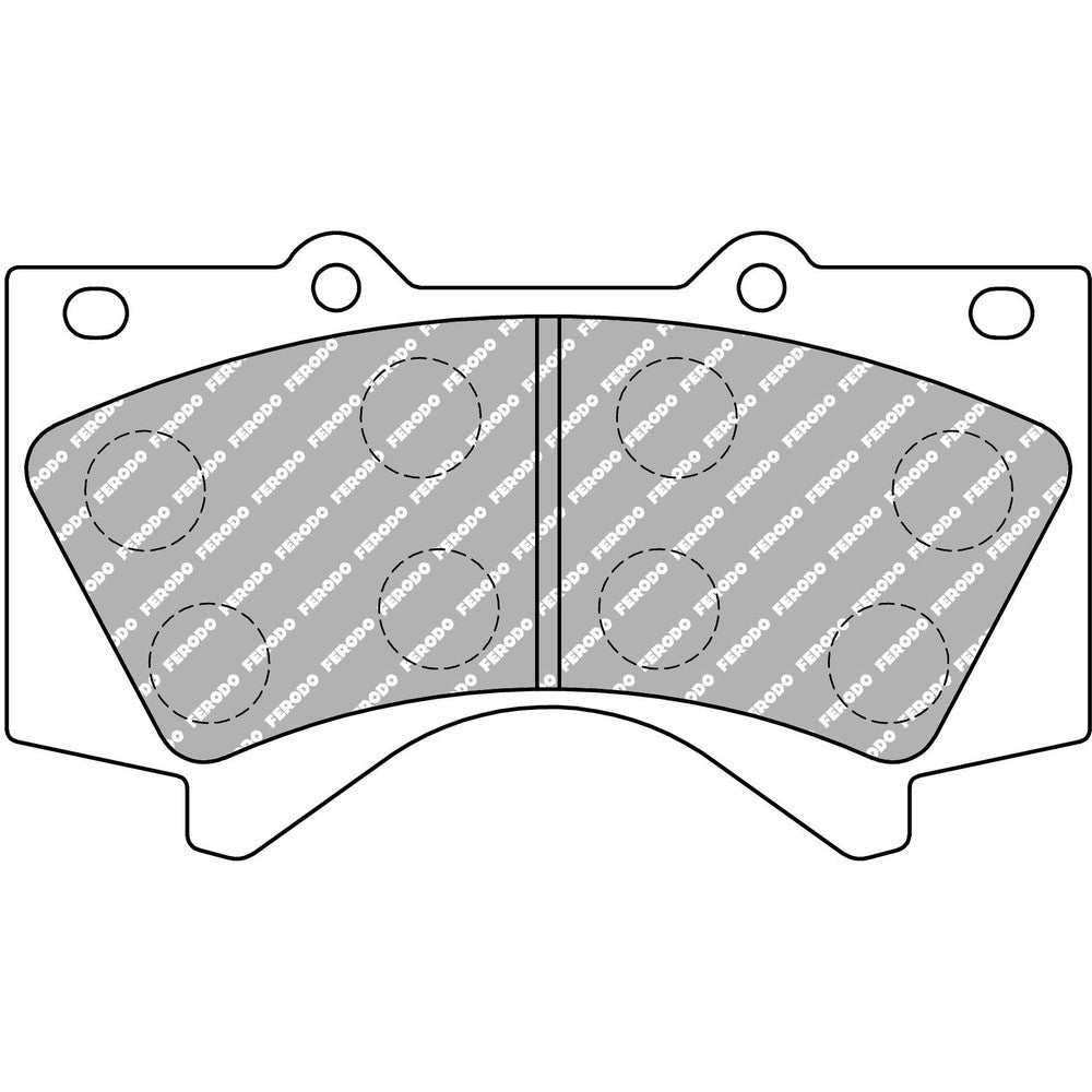 Ferodo DS Performance Brake Pads 143.9mm x 83.8mm FDSE4229 - Front