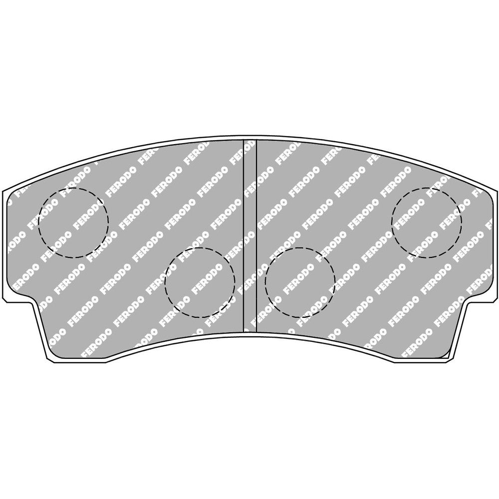 Ferodo DS Performance Brake Pads 113.6mm x 47mm FDSR219 - Front