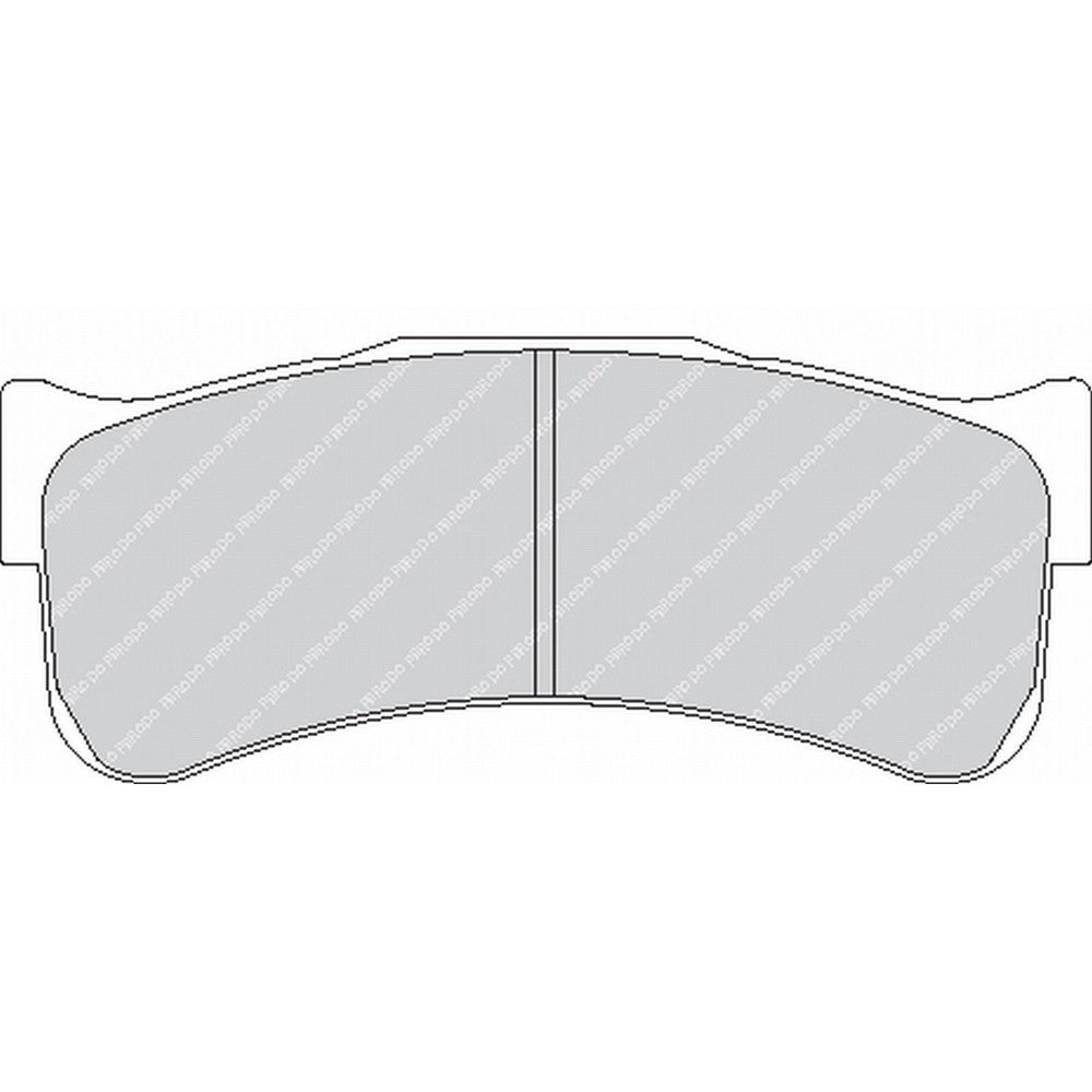 Ferodo DS3.12 Brake Pads 163.8mm x 66mm FRP3031GB - Front
