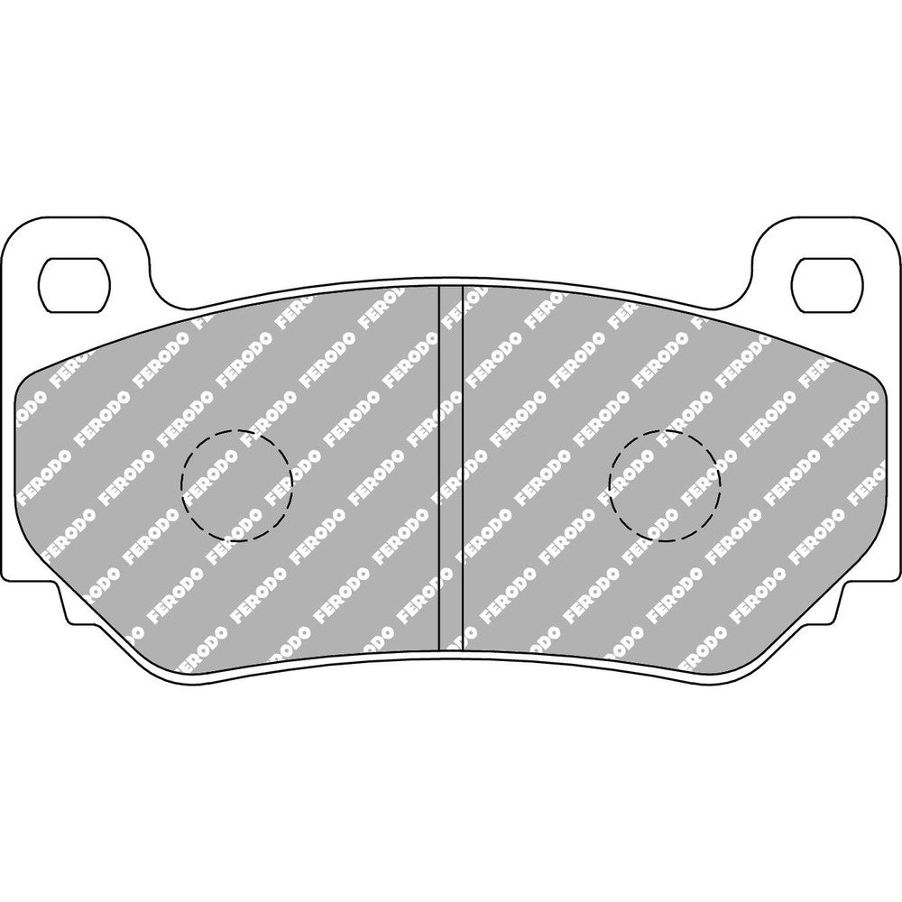 Ferodo DS UNO Brake Pads 113.8mm x 59mm FRP3085Z - Front