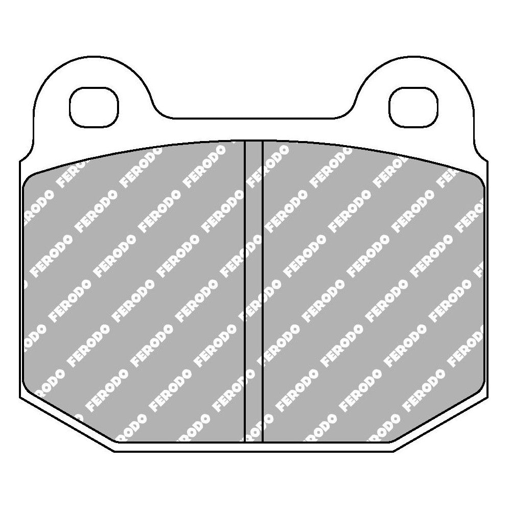 Ferodo DS2500 Brake Pads 77.6mm x 66mm FCP116H - Front