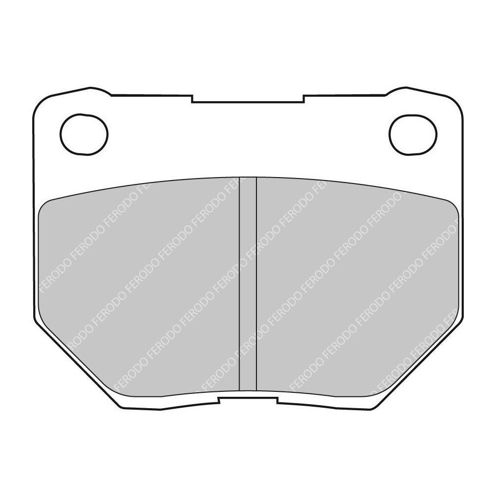 Ferodo DS2500 Brake Pads 73.3mm x 55mm FCP1372H - Rear