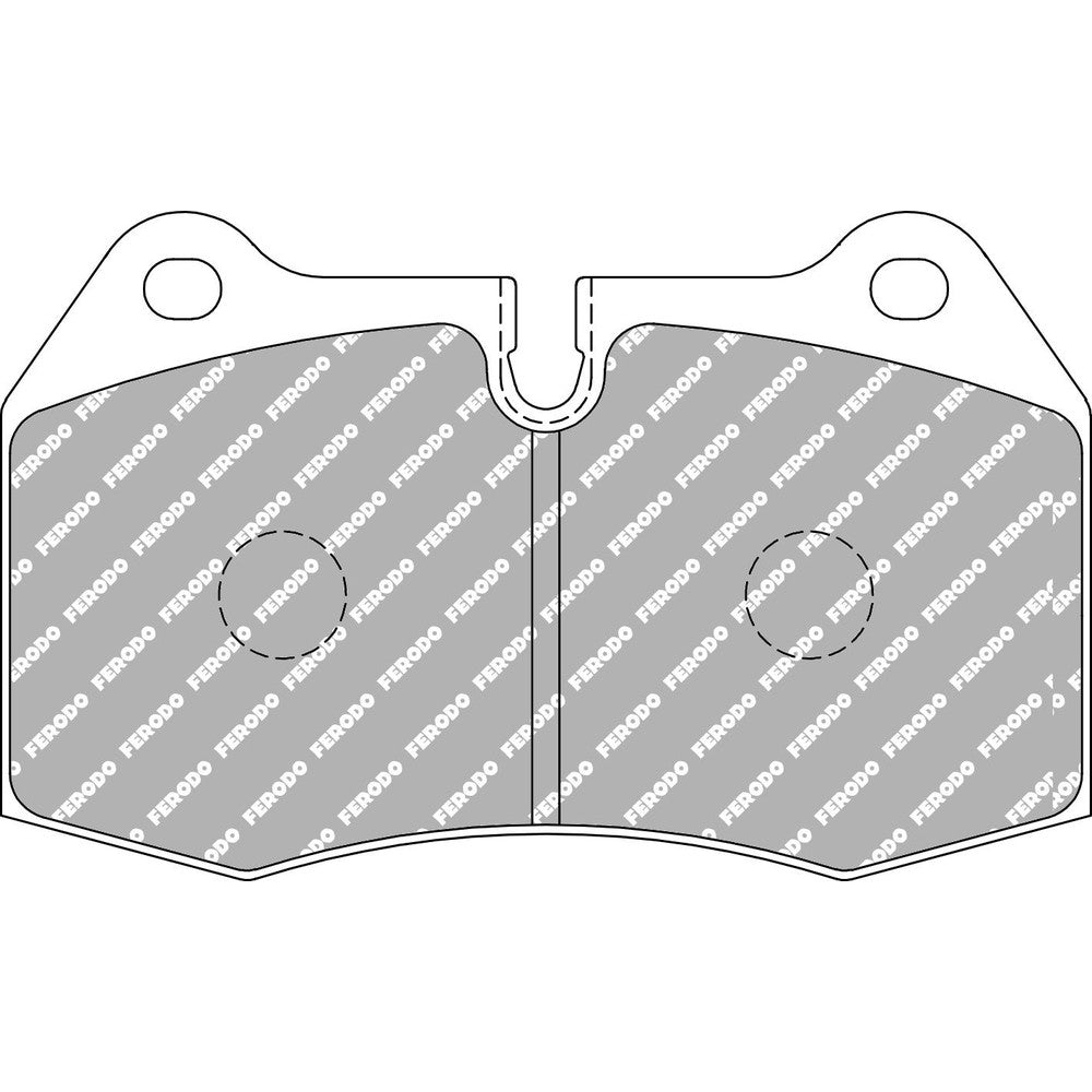 Ferodo DS3000 Brake Pads 120.1mm x 73.7mm FCP1561R - Front