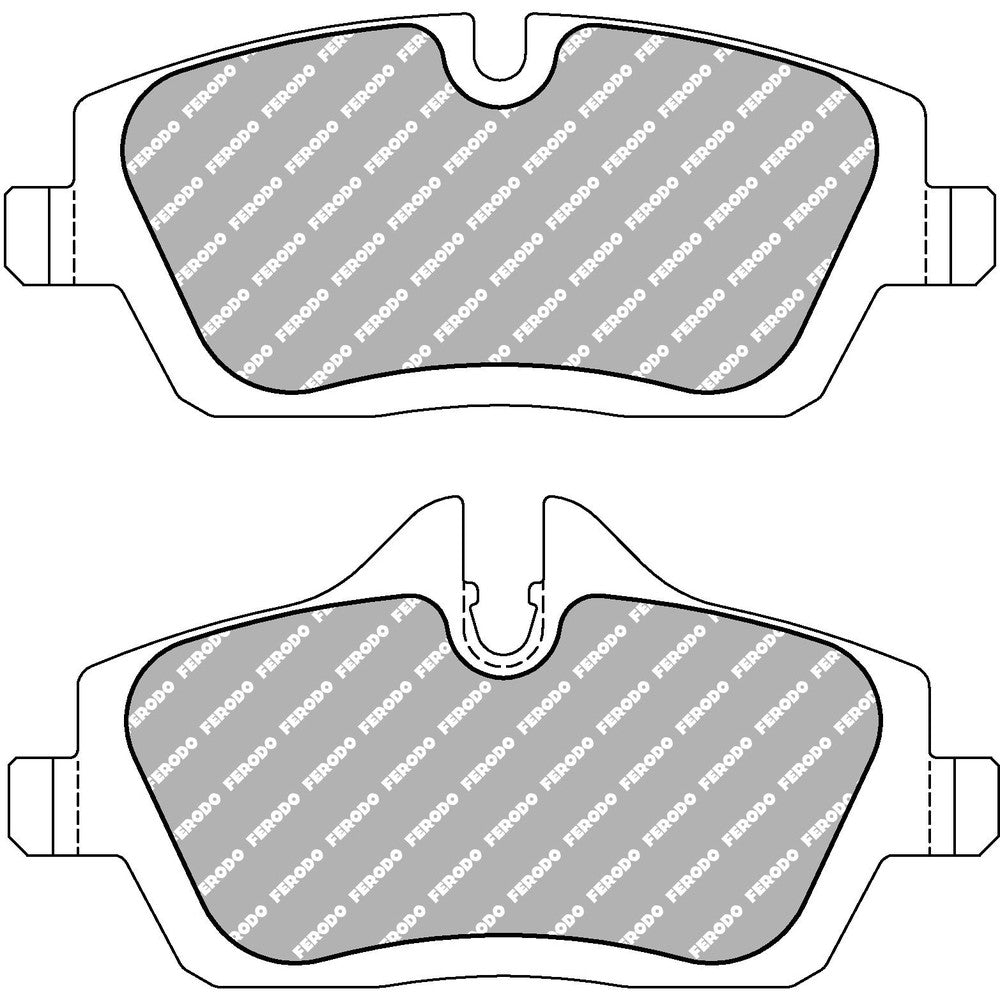 Ferodo DS2500 Brake Pads 131.4mm x 65mm FCP1747H - Front