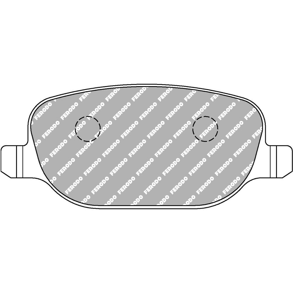 Ferodo DS1.11 Brake Pads 116.8mm x 50.3mm FCP1795W - Rear