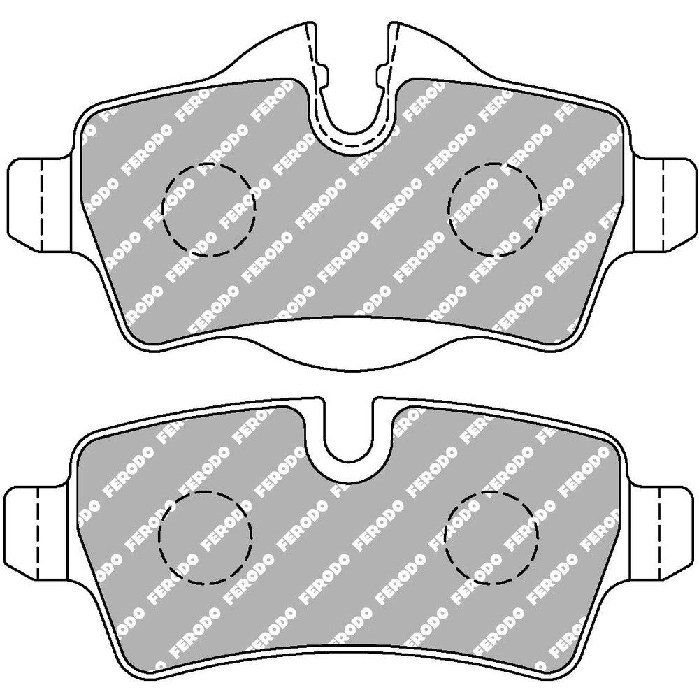 Ferodo DS2500 Brake Pads 95.5mm x 39.2mm FCP1975H - Rear