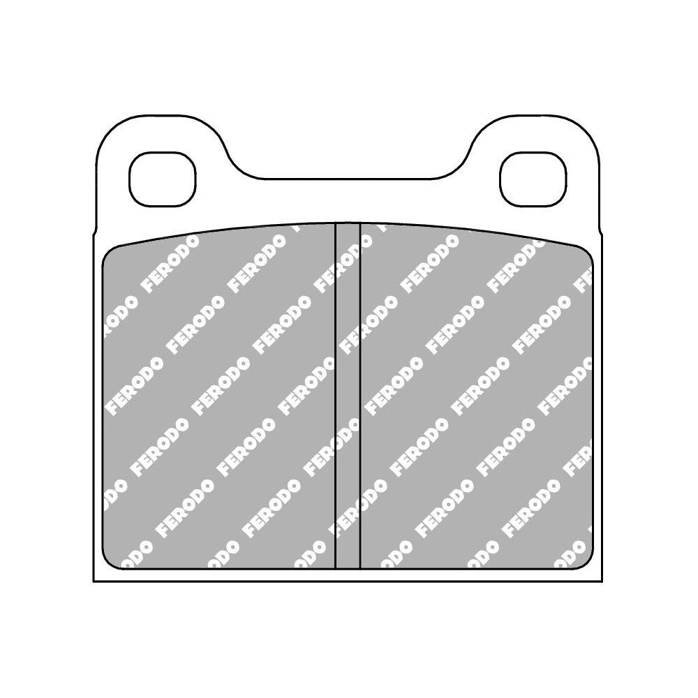 Ferodo DS Uno Brake Pads 61.8mm x 56.6mm FCP2Z