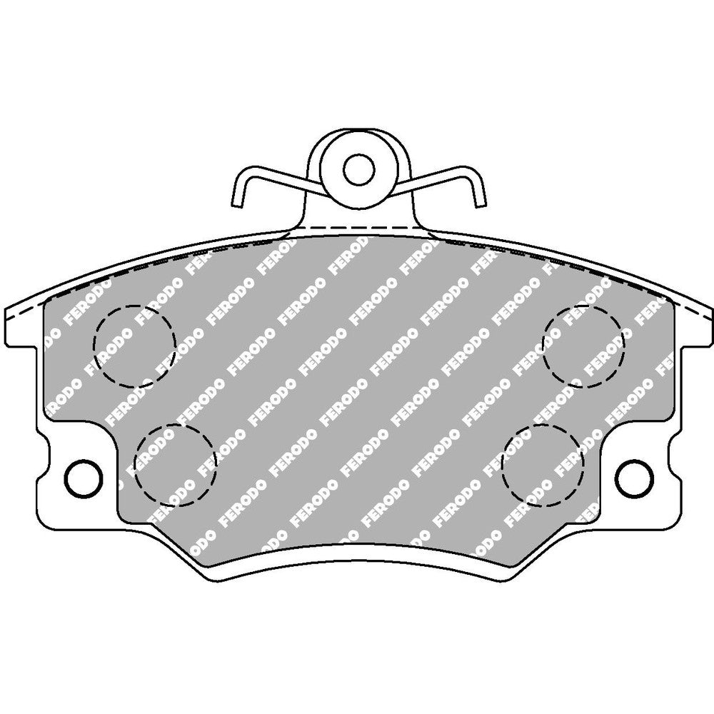 Ferodo DS3000 Brake Pads 104.7mm x 67mm FCP370R - Front