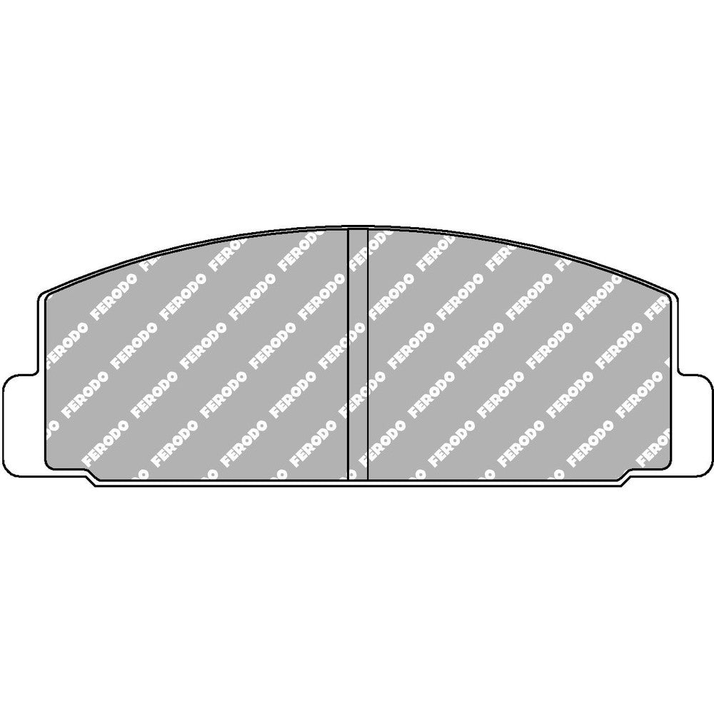 Ferodo DS2500 Brake Pads 107.9mm x 39.6mm FCP372H - Rear