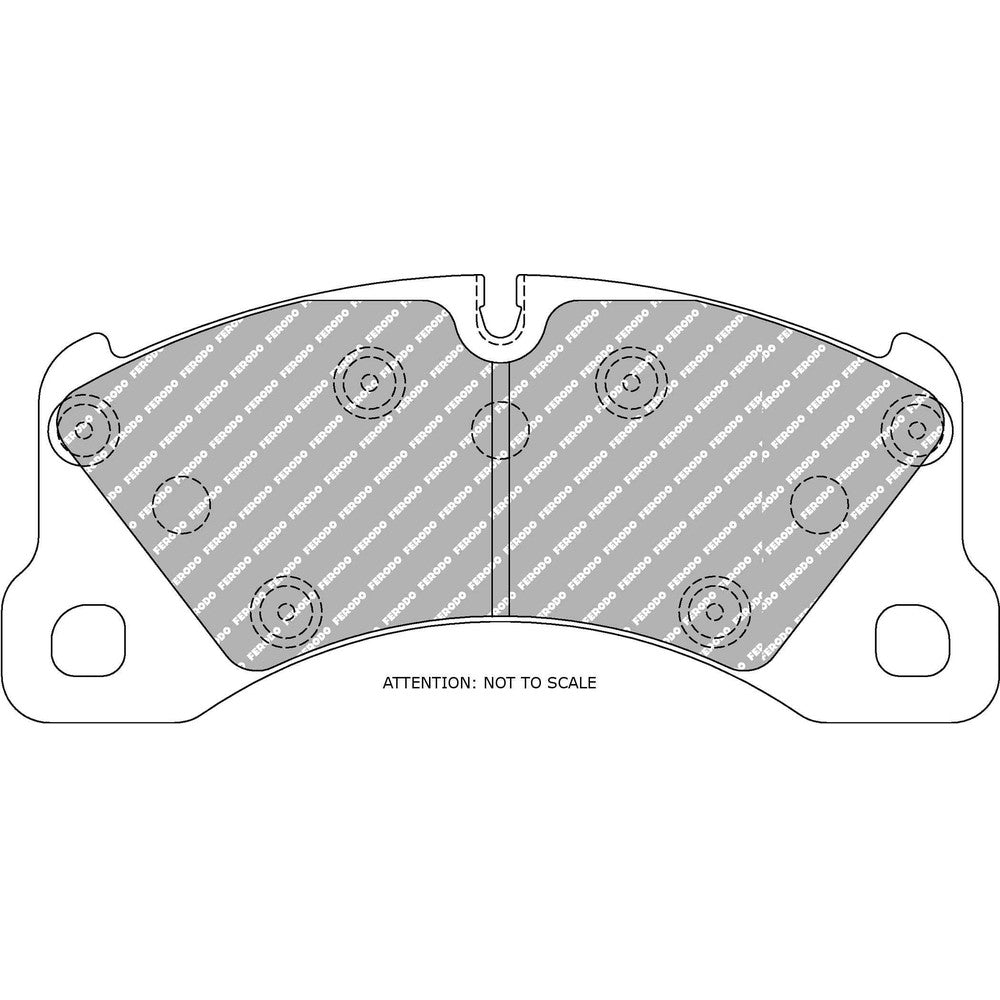 Ferodo DS2500 Brake Pads 209.9mm x 94.5mm FCP4064H - Front
