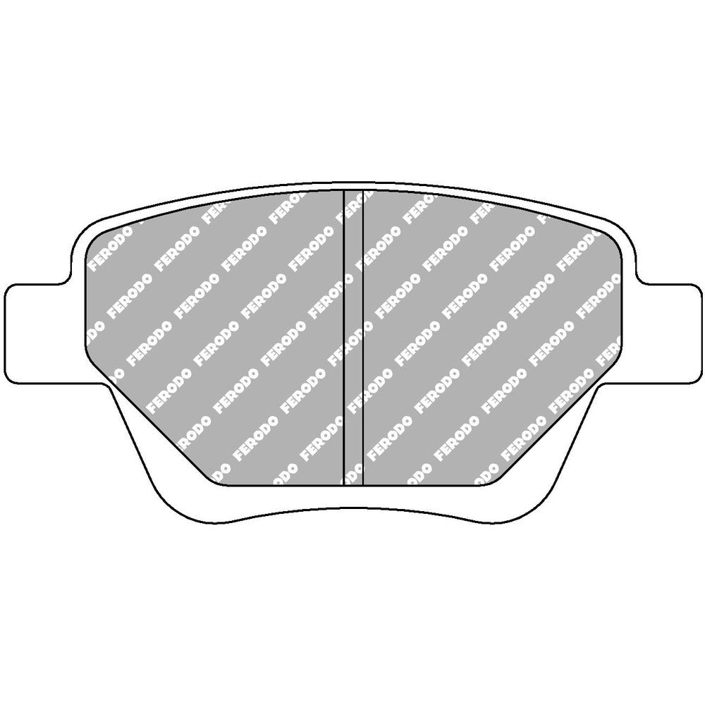 Ferodo DS2500 Brake Pads 109.5mm x 53.6mm FCP4316H - Rear
