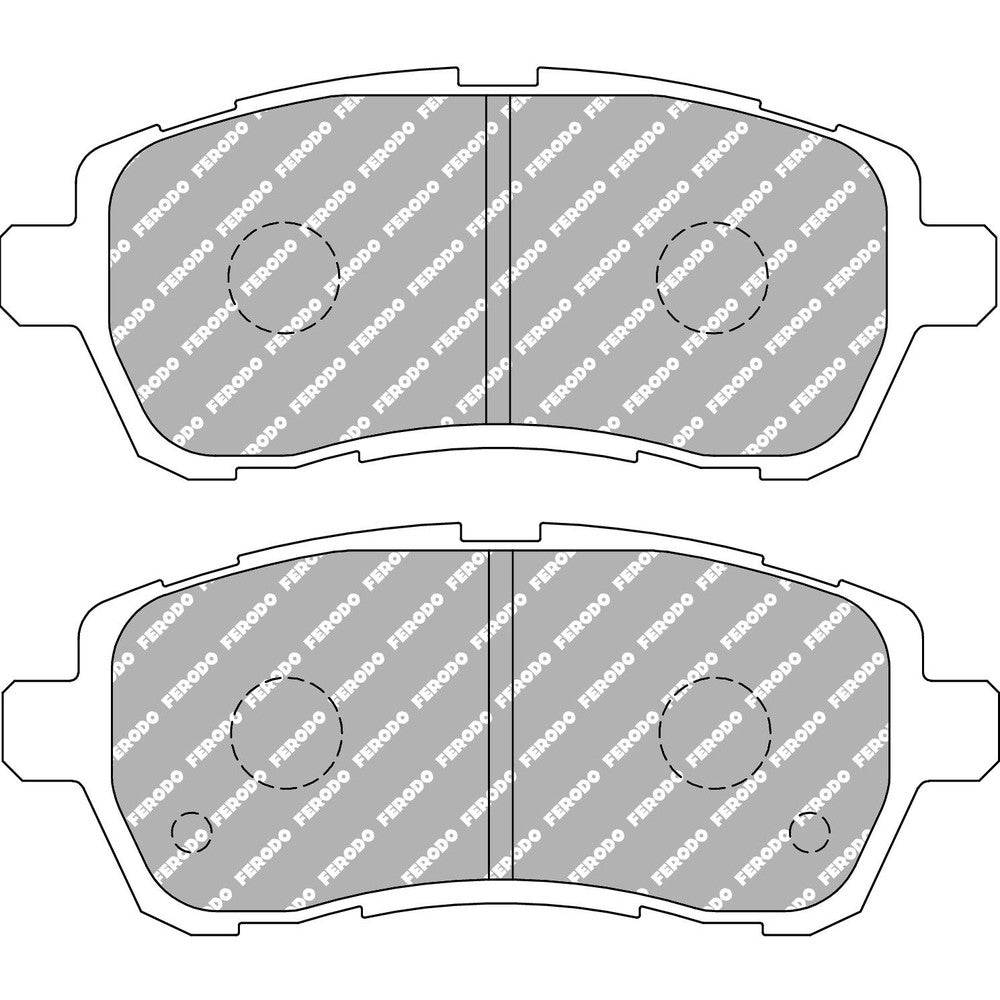 Ferodo DS2500 Brake Pads 125.7mm x 52mm FCP4426H - Front
