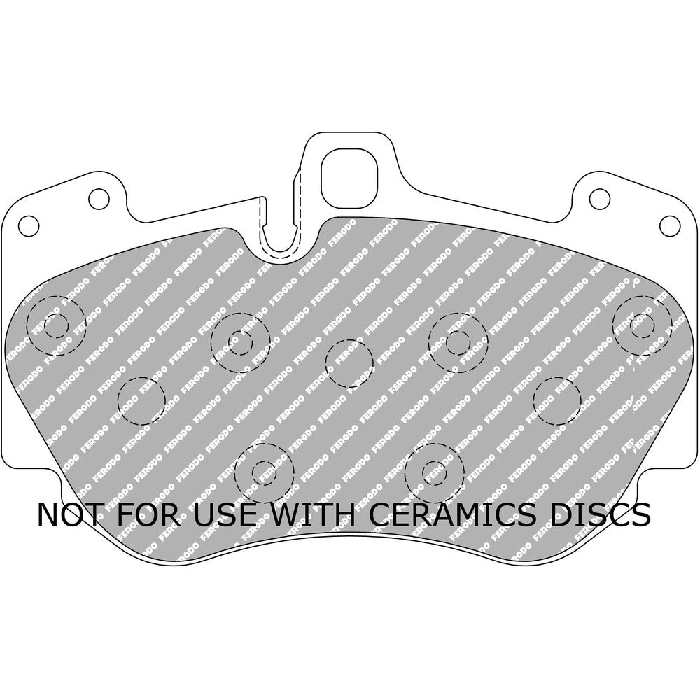 Ferodo DS2500 Brake Pads 176mm x 109.5mm FCP4467H - Front