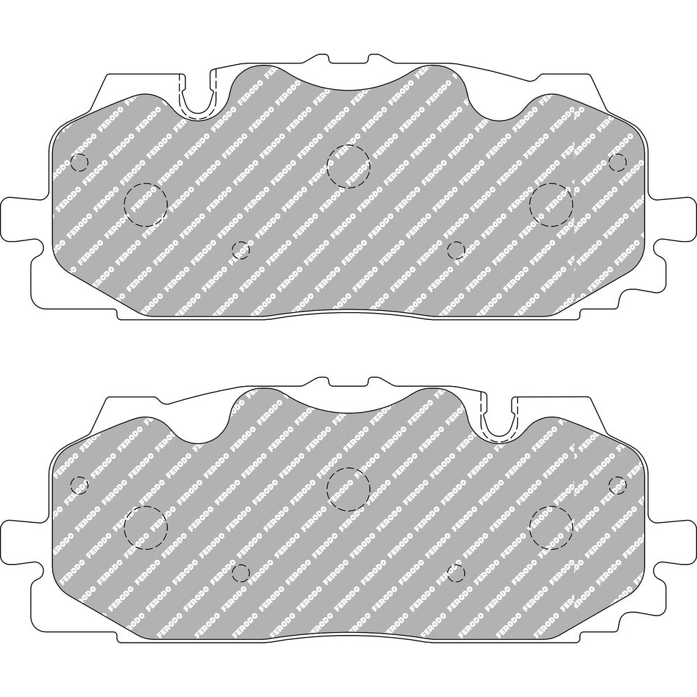 Ferodo DS2500 Brake Pads 194.2mm x 74.3mm FCP4967H