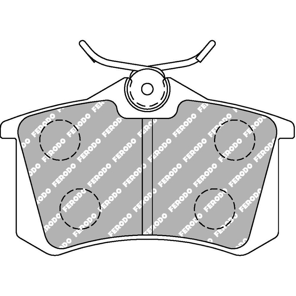 Ferodo DS3000 Brake Pads 87.4mm x 52.9mm FCP541R