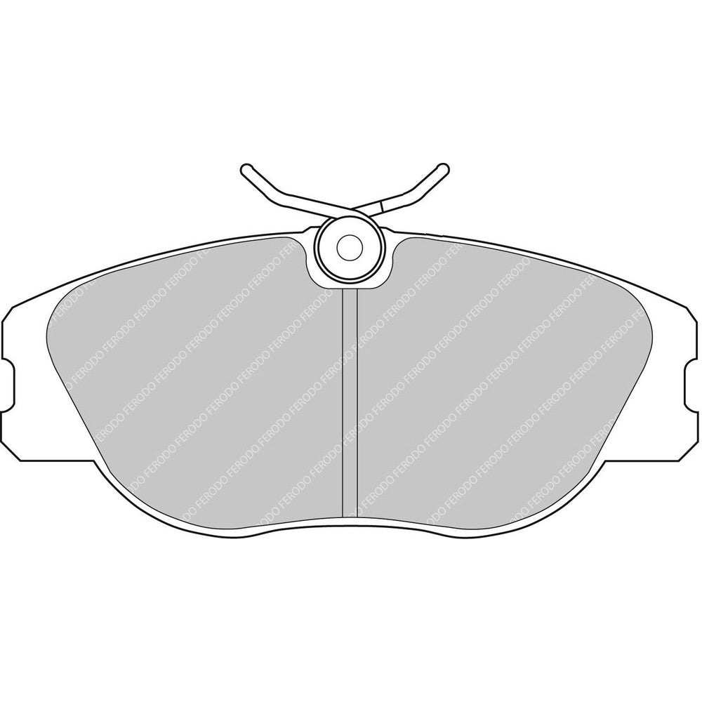 Ferodo DS3000 Brake Pads 130mm x 59mm FCP565R - Front