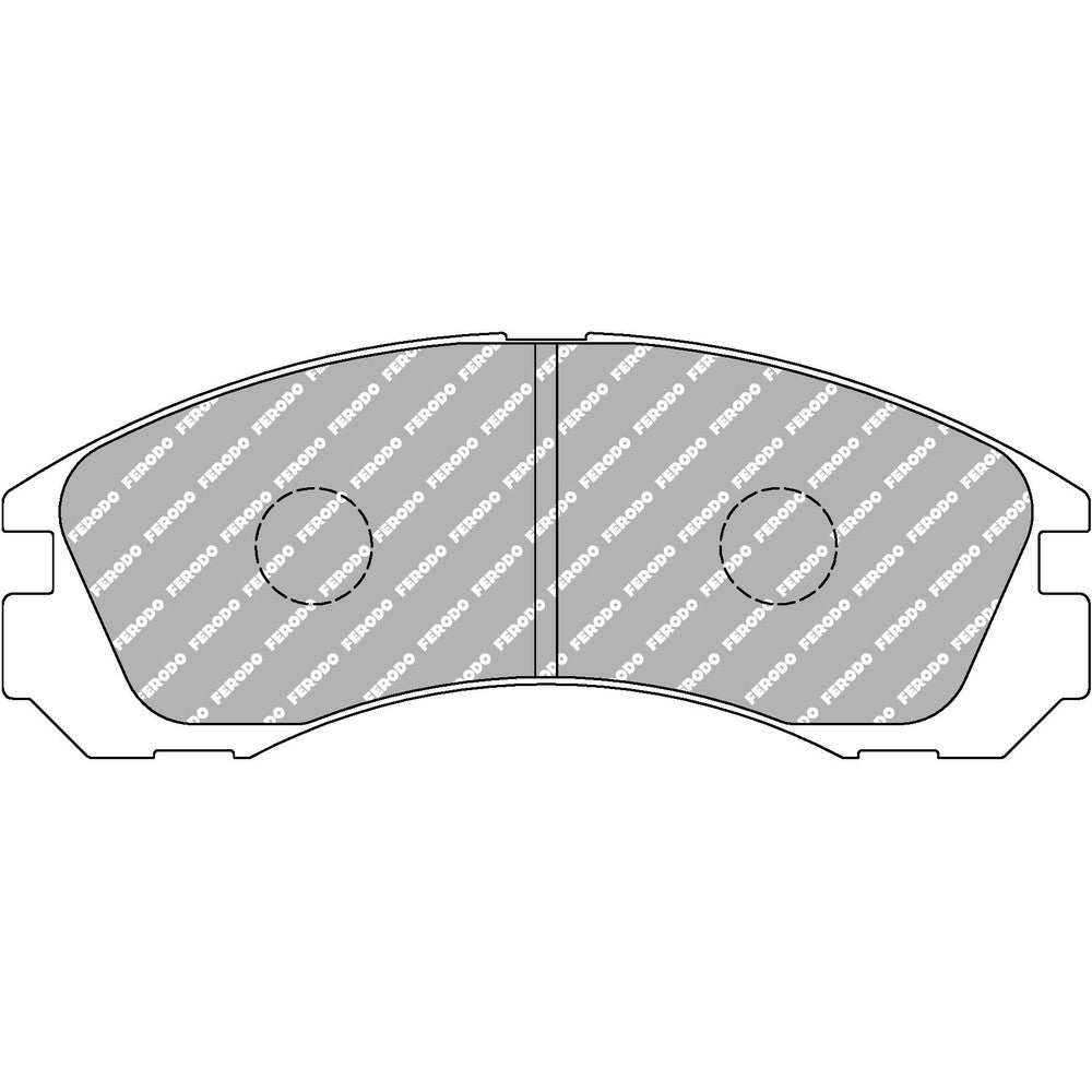 Ferodo DS1.11 Brake Pads 149.8mm x 58.6mm FCP765W - Front