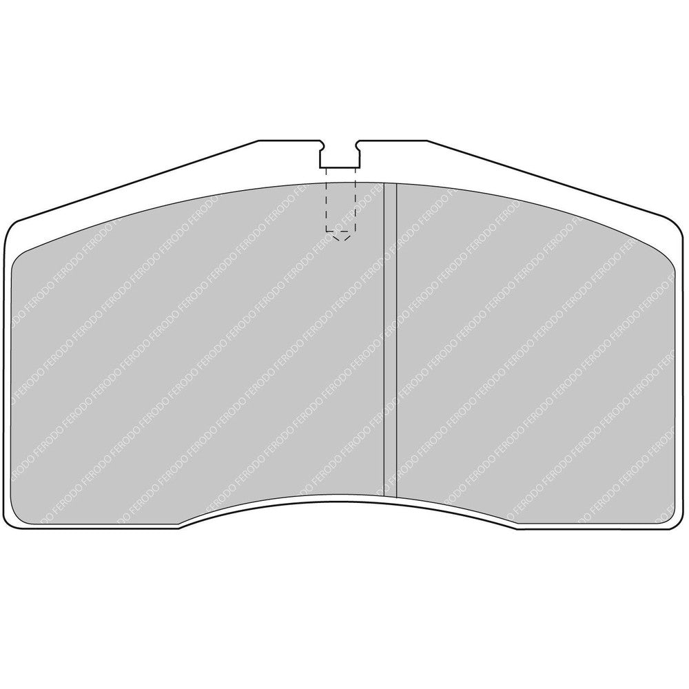Ferodo DS3000 Brake Pads 131.8mm x 75mm FCP891R - Front