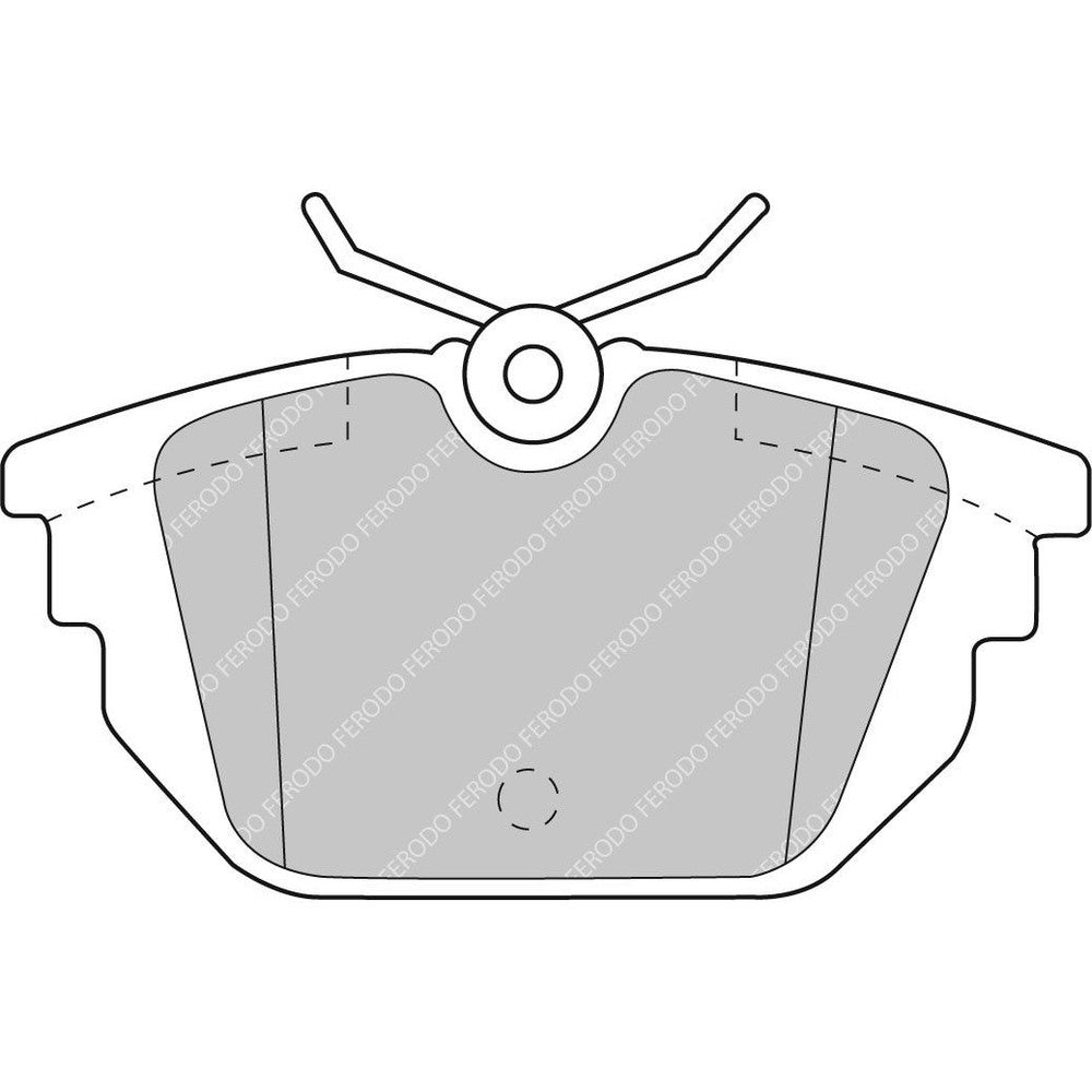 Ferodo DS Performance Brake Pads 88mm x 44.5mm FDS1113 - Rear